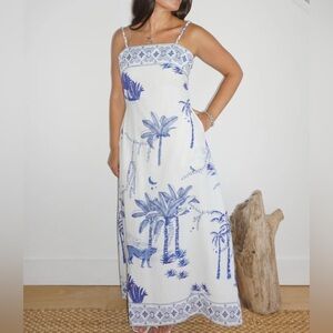 NIBI MTK Lydia Tube Dress - Sahara Print